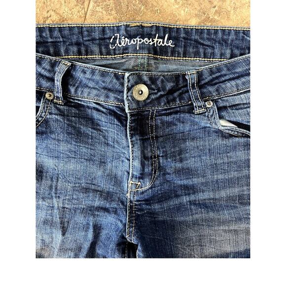 Aeropostale denim Boyfriend shorts, Women's size 10 - Picture 2 of 6